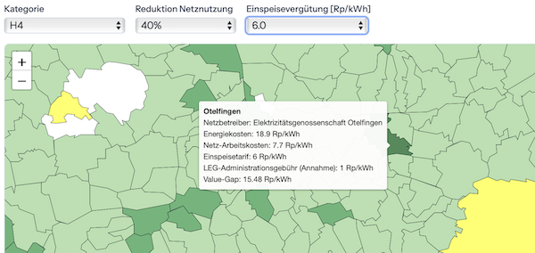 LEG Rentabilitäts‑Rechner – Detailansicht